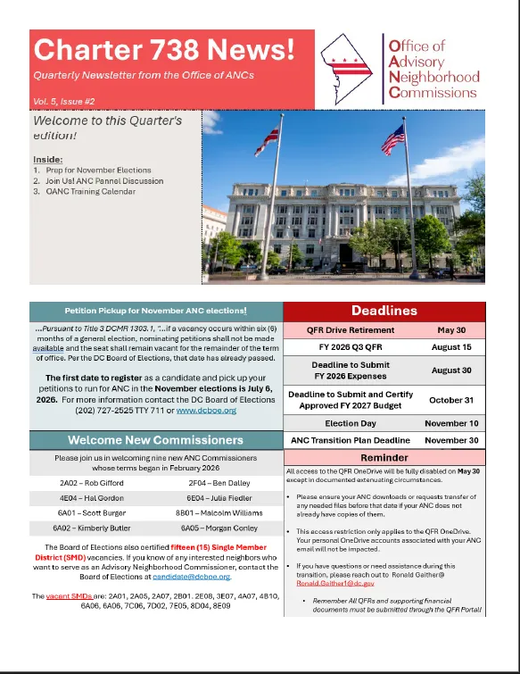 Charter 738 News - May 2026